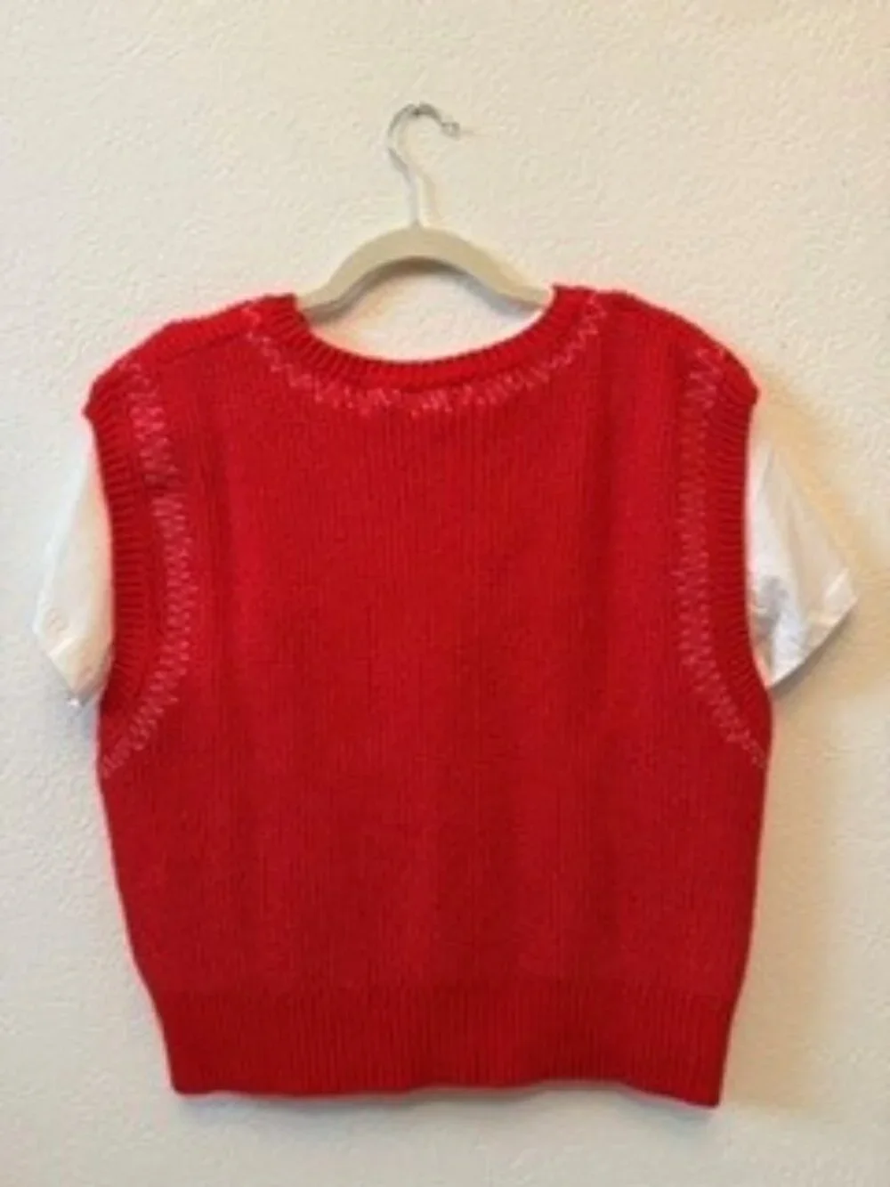 NWT - Anthropologie Pilcro Twofer Zig-Zag Sweater Vest